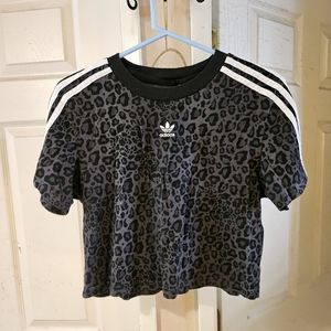 Addidas, leopard, crop top